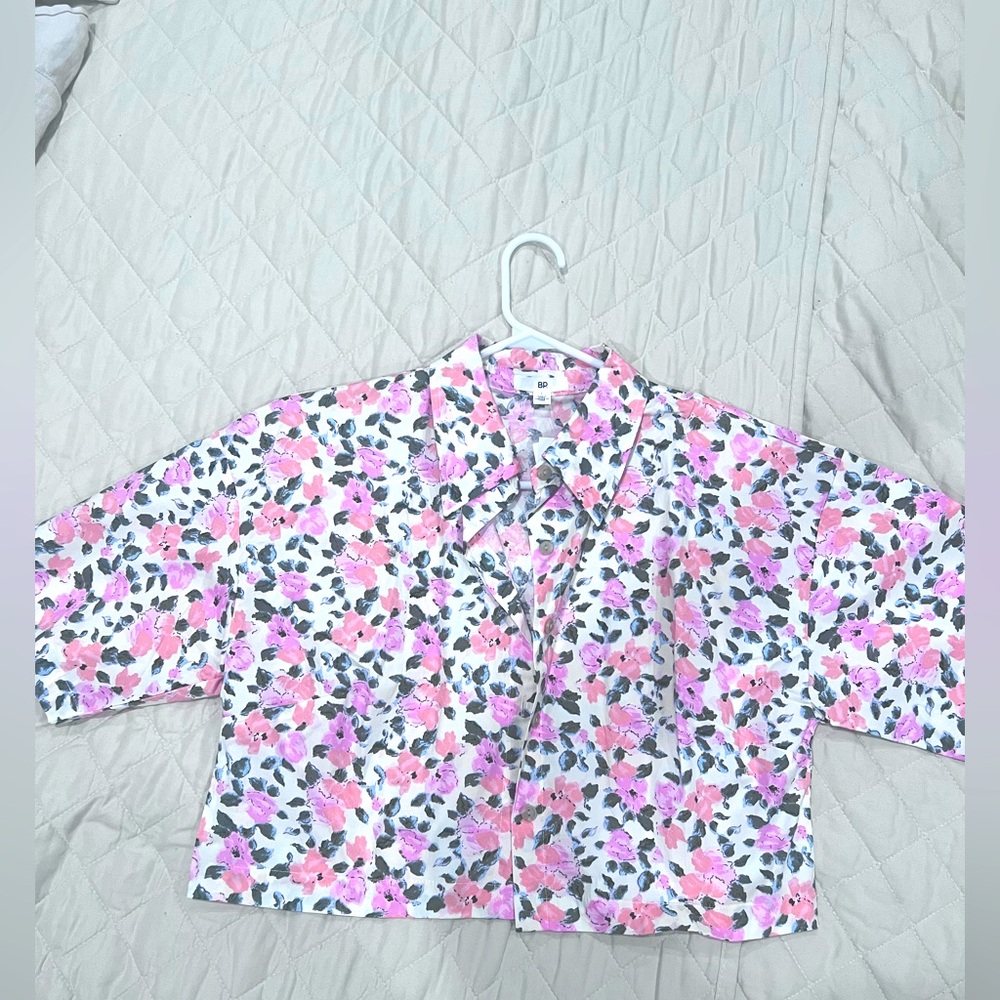 BP Floral Button Down Size L